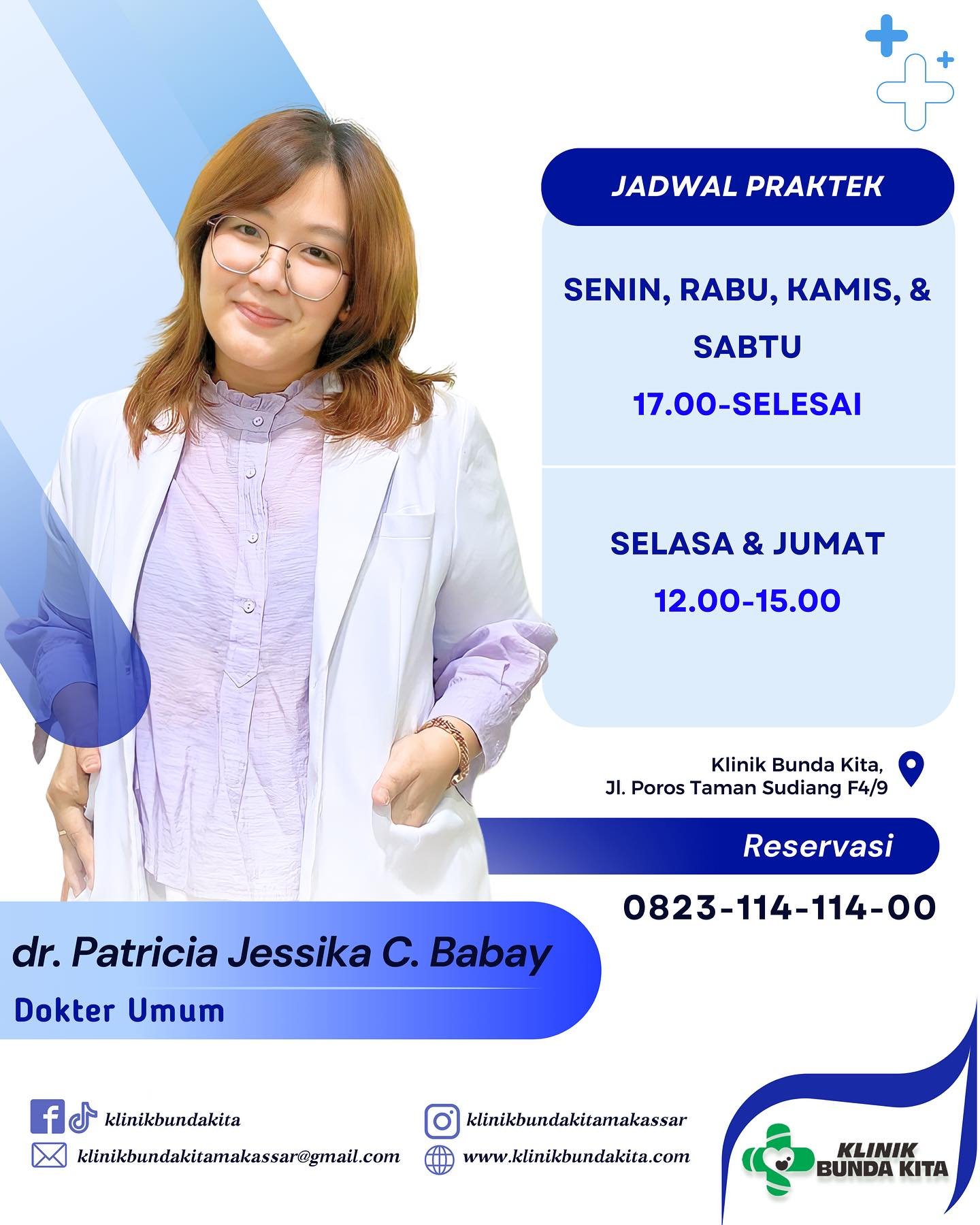 Jadwal Dokter Klinik Bunda Kita Makassar
