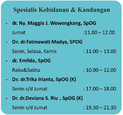 Jadwal Dokter Kandungan RS Grestelina Makassar