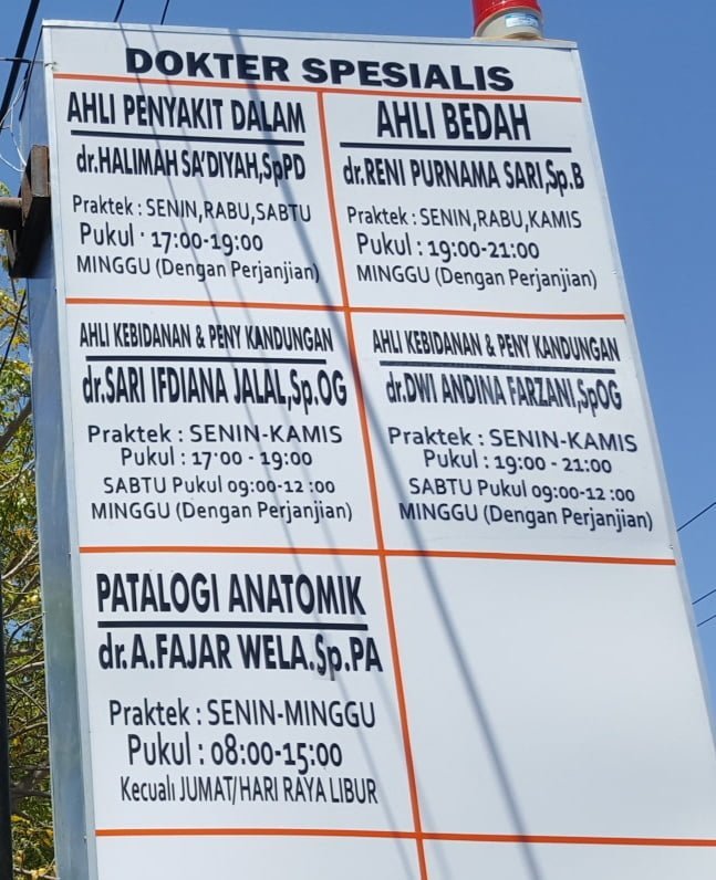 Jadwal Dokter Klinik HK Medical Center Makassar